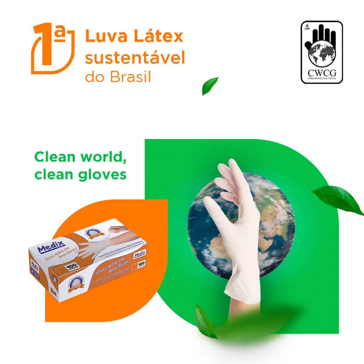 LUVA LATEX PROCEDIMENTO COM PÓ CA 44396 - MEDIX - Imagem 2
