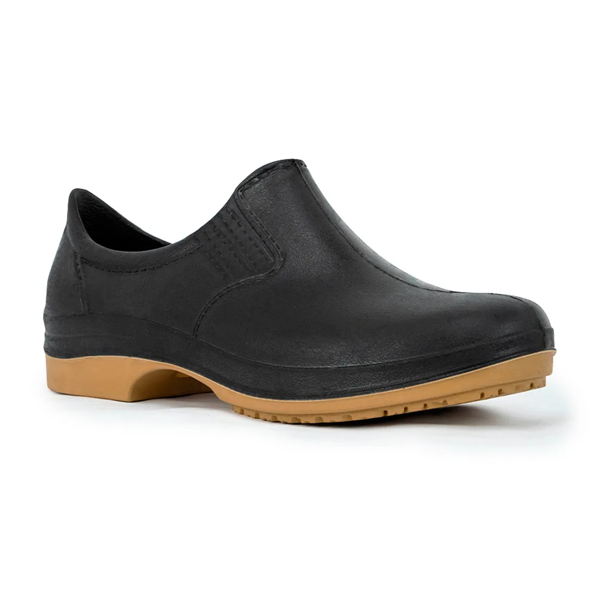 SAPATO POLIMERICO PRETO SOLADO BI CA 42031 CRIVAL - Imagem 2