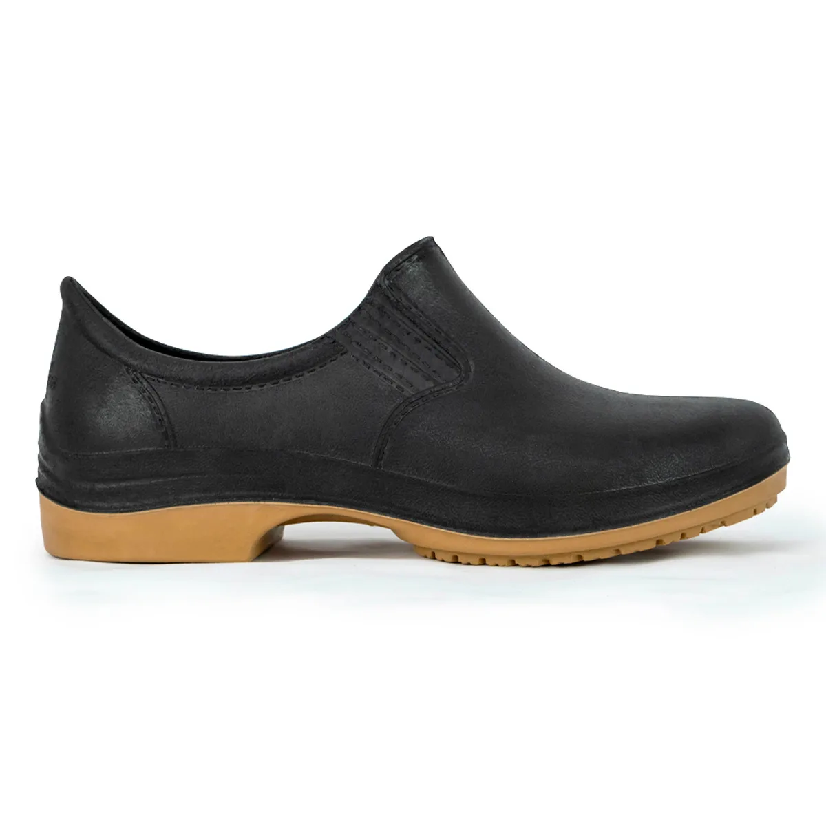 SAPATO POLIMERICO PRETO SOLADO BI CA 42031 CRIVAL