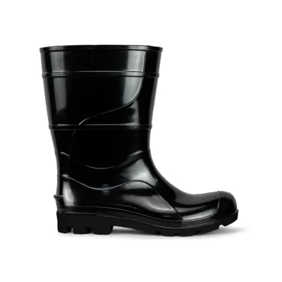 BOTA PVC PRETA C/MEDIO S/FORRO CA 32180 - CRIVAL