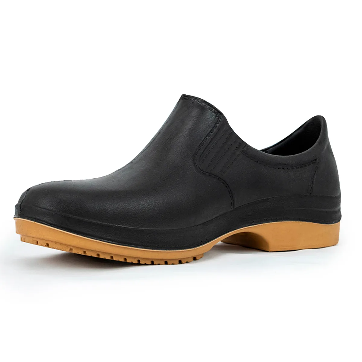 SAPATO POLIMERICO PRETO SOLADO BI CA 42031 CRIVAL - Imagem 3