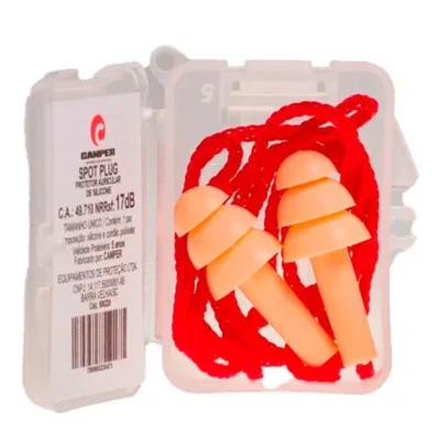 PROTETOR AUDITIVO PLUG 17DB LARANJA CA 49710 - CAMPER