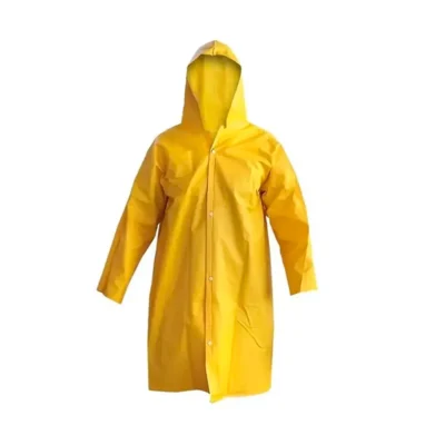 CAPA DE CHUVA AMARELA PVC FORRADA C/ CAPUZ CA 28449 BRASCAMP