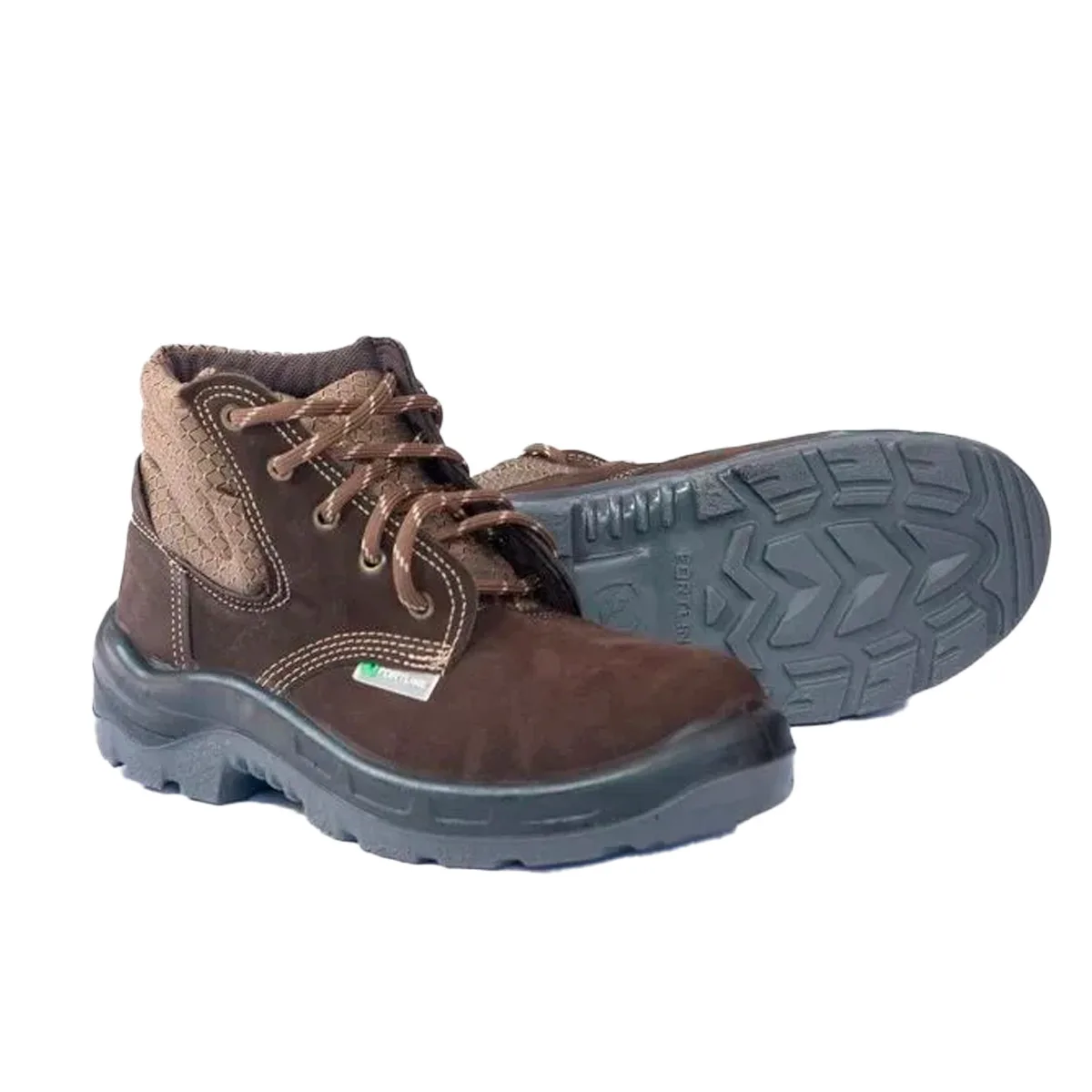 BOT AM NOBUCK B/PVC MARROM CA 45603 - FORTLINE - Imagem 2
