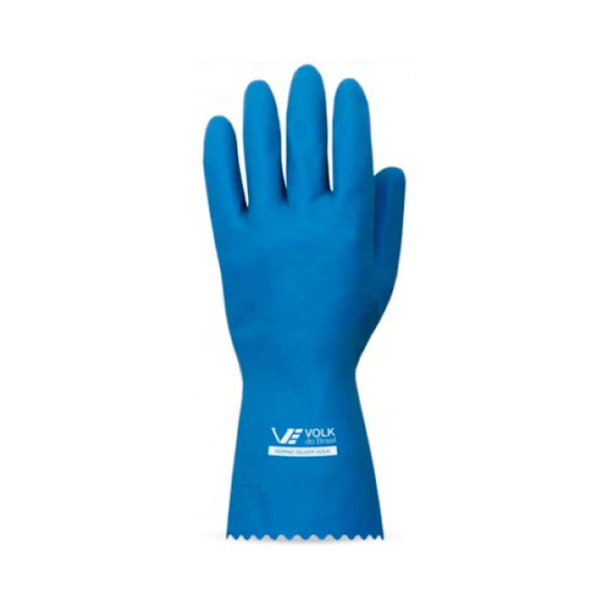 LUVA LATEX VERNIZ SILVER AZUL CA 16312/37227 - VOLK - Imagem 5