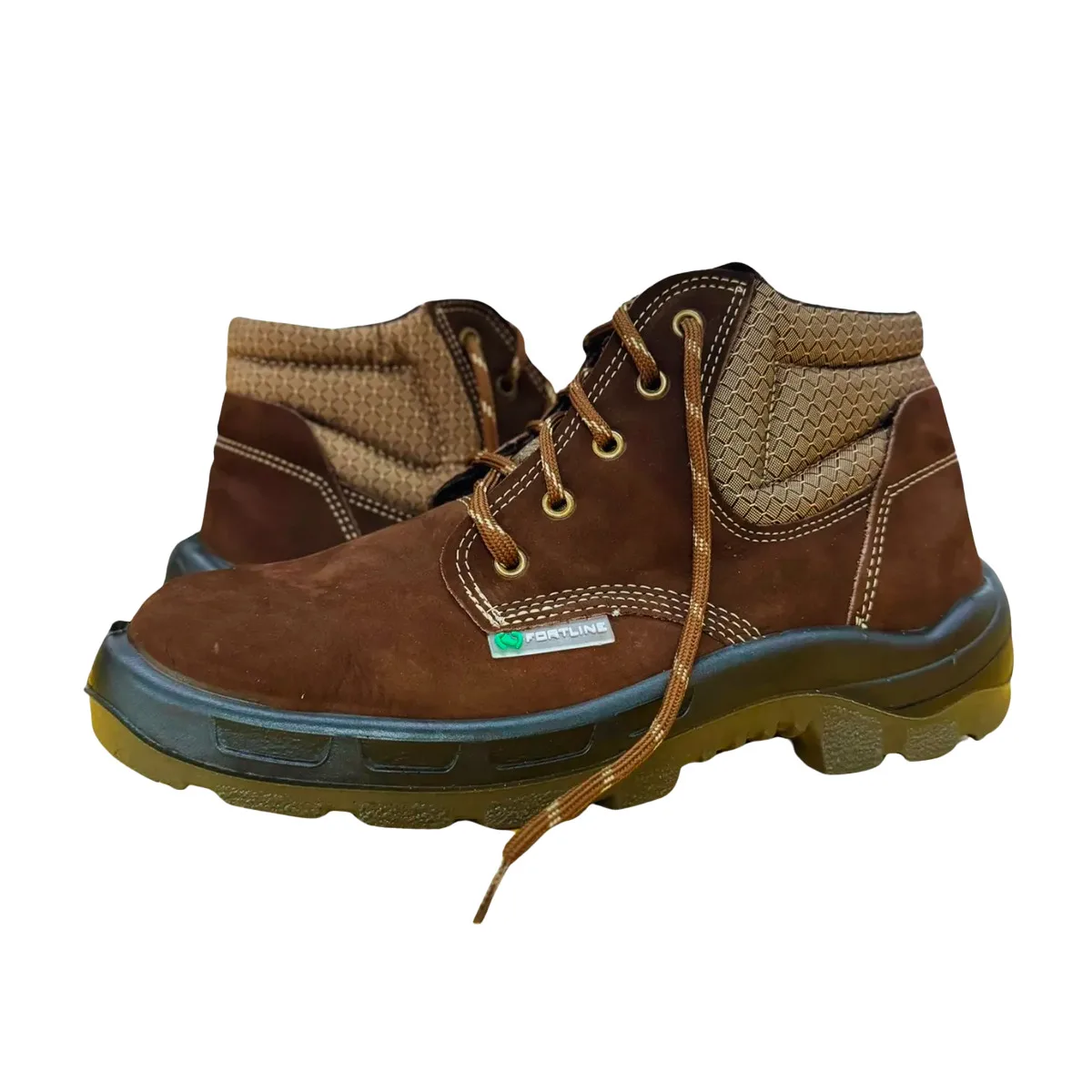 BOT AM NOBUCK B/PVC MARROM CA 45603 - FORTLINE - Imagem 5