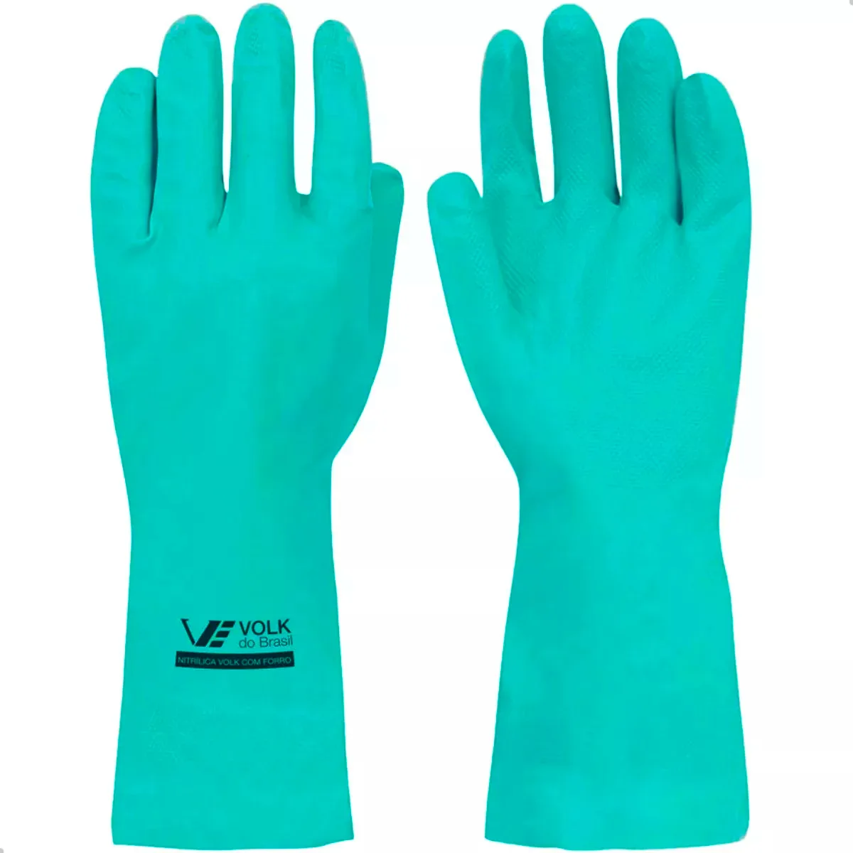 LUVA NITRILICA SLIM S/ FORRO VERDE CA 38975 - VOLK - Imagem 4