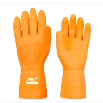 LUVA LATEX LARANJA REFORCADA CA 37815 - VOLK