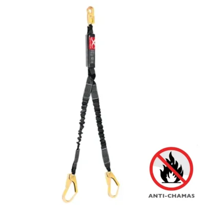 TALABARTE EM Y EM FITA ARAMIDA ANTICHAMA ELAST COM ABS DE ENERGIA. 50MM - STEELFLEX